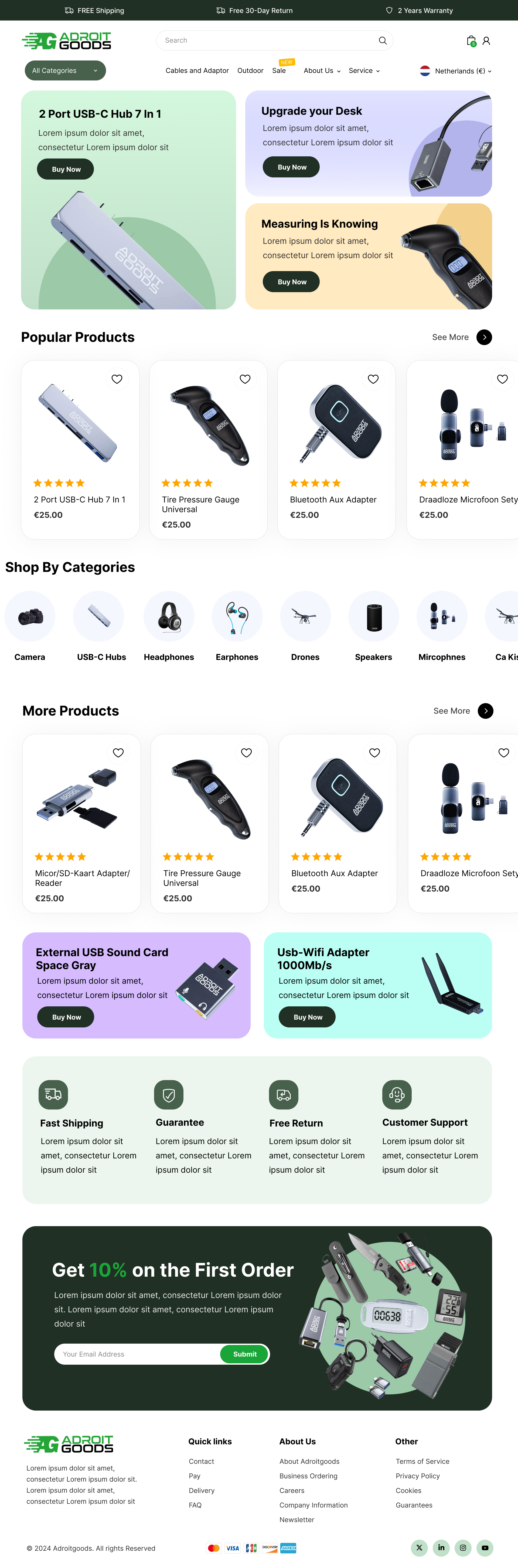 A Custom E-commerce Experience Built Around the Brand desktop screenshot 1